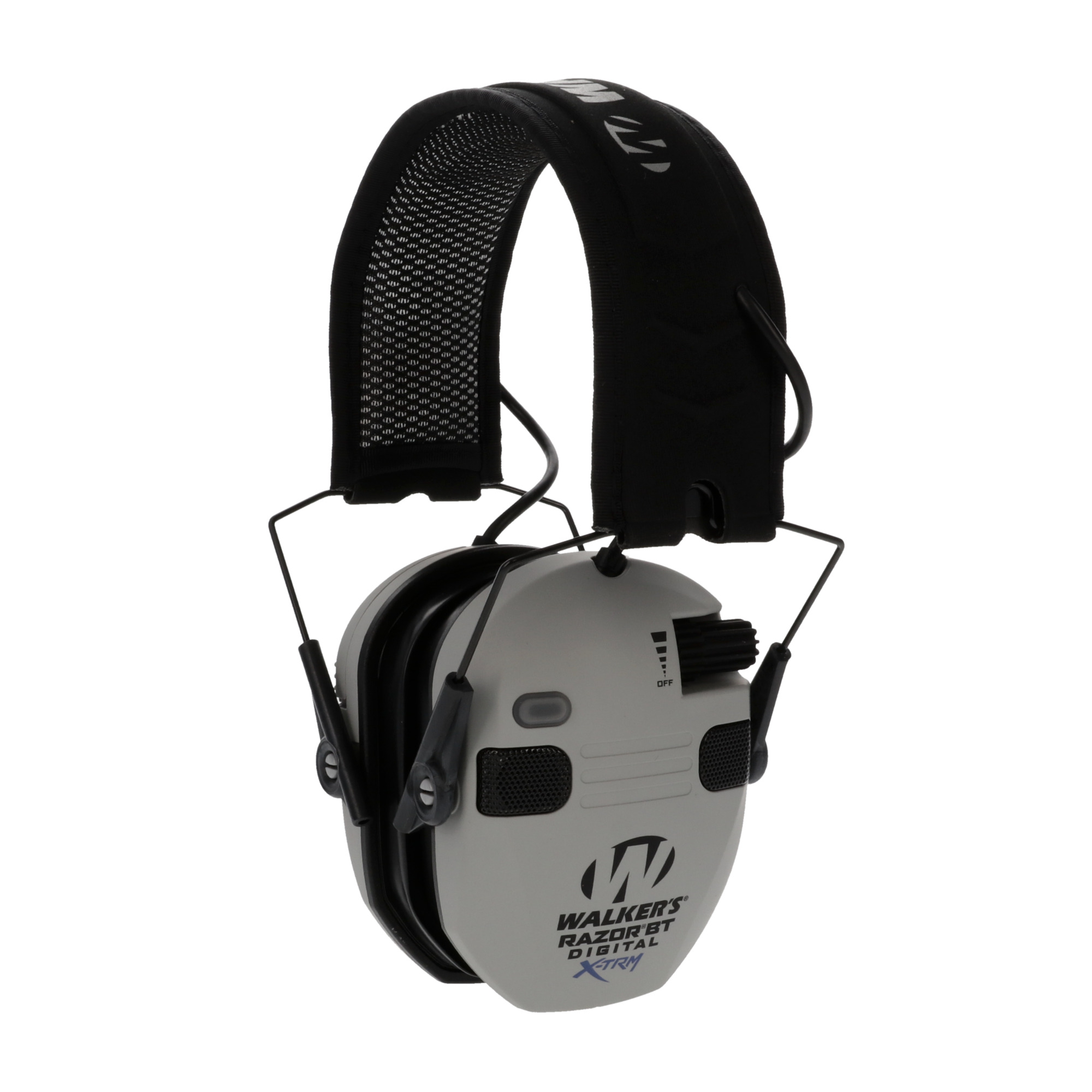 Walkers Game Ear Razor XTRM Muff - Bluetooth, 21dB Noise Reduction, Cooling Pads, Gray, Model# GWP-XDRSEM-BT-GY